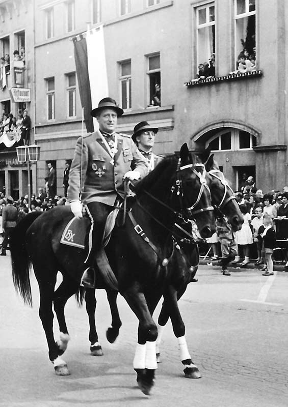 1964 Major Kistler und Adjutant Gondorf