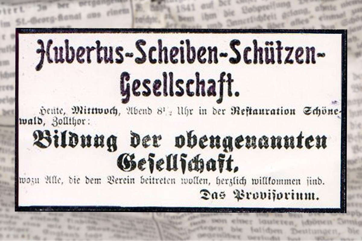 You are currently viewing Rückblick auf 1899 – Umstände die zur Gründung der Gesellschaft führten